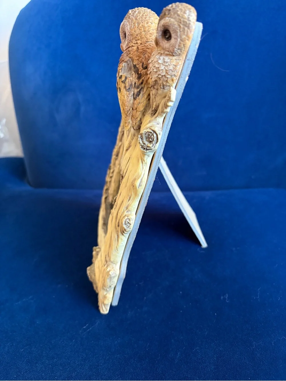 Owl Tree-Branch Picture Frame – brown, tan 3D like new